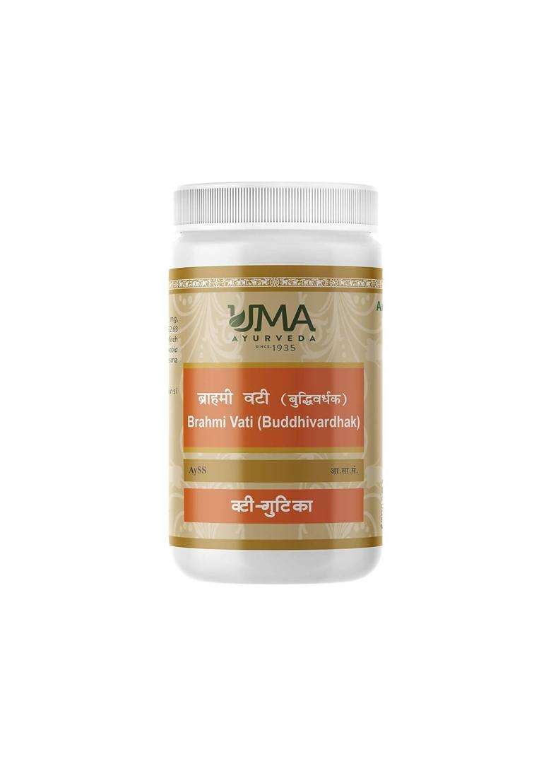 Uma Ayurveda Bramhi Vati (Buddhivardhak)|Pack Of 1| - Indya