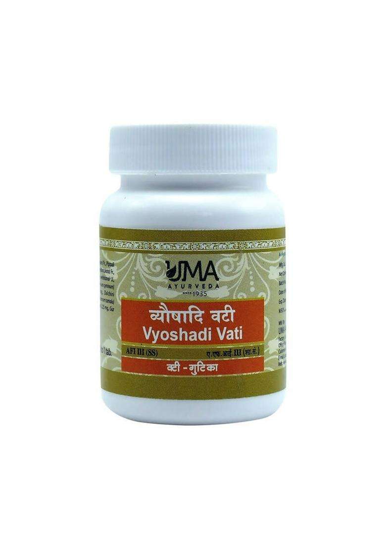 Uma Ayurveda Vyoshadi Vati Tablets|Pack Of 1| - Indya