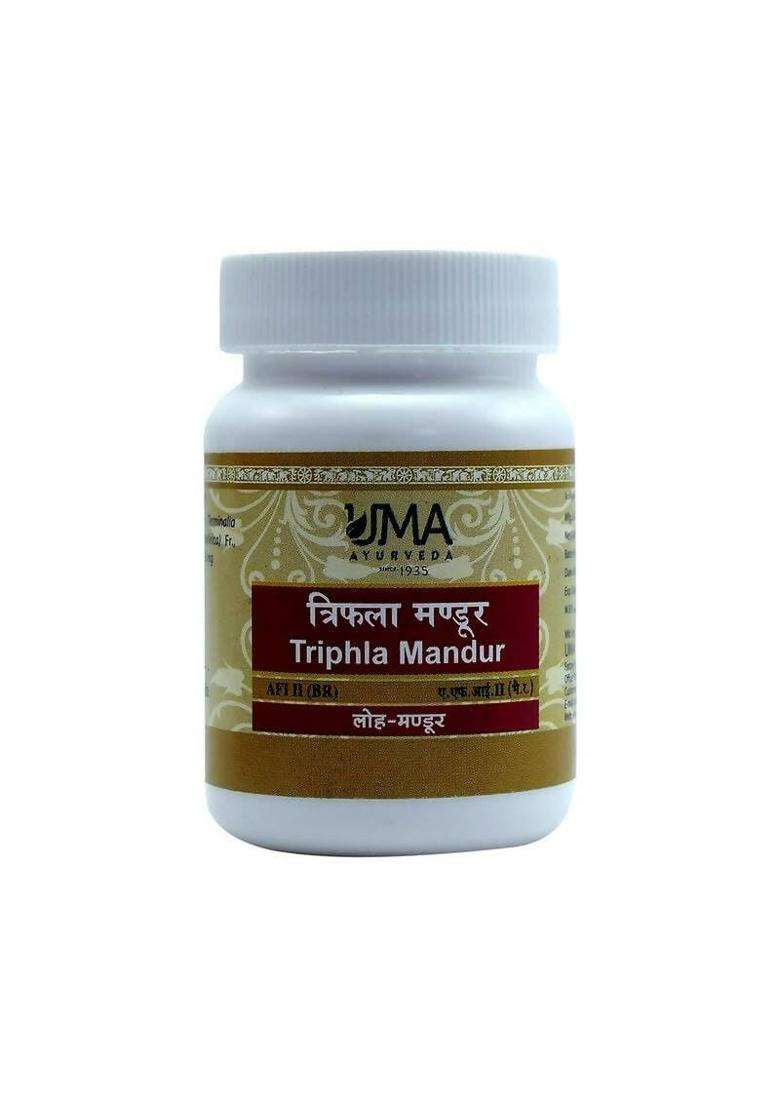 Uma Ayurveda Triphala Mandur Tablets|Pack Of 1| - Indya