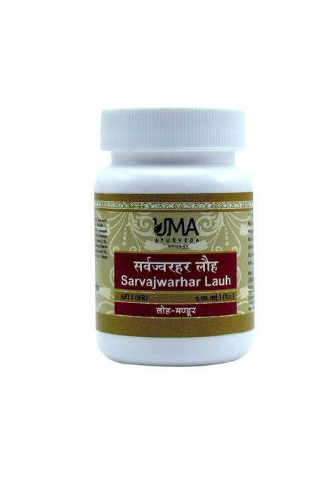 Uma Ayurveda Sarvajwarhar Lauha Tablets|Pack Of 1|