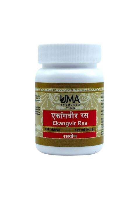 Uma Ayurveda Ekangvir Ras Tablets|Pack Of 1|