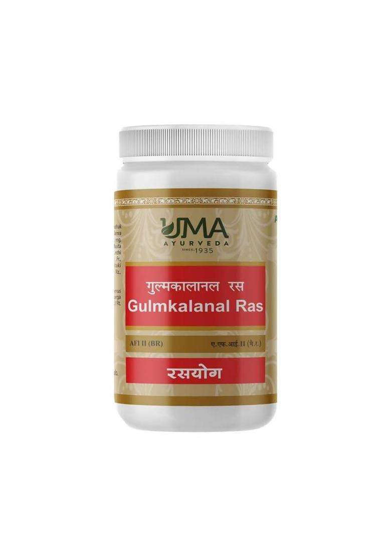 Uma Ayurveda Gulmkalanal Ras Tablets|Pack Of 1| - Indya
