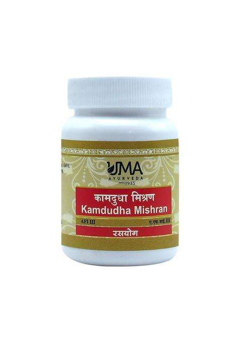 Uma Ayurveda Kamdudha Mishran Tablets|Pack Of 1|