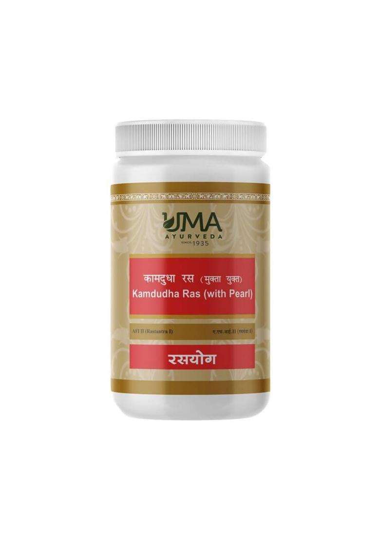 Uma Ayurveda Kamdudha Ras Tablets|Pack Of 1| - Indya