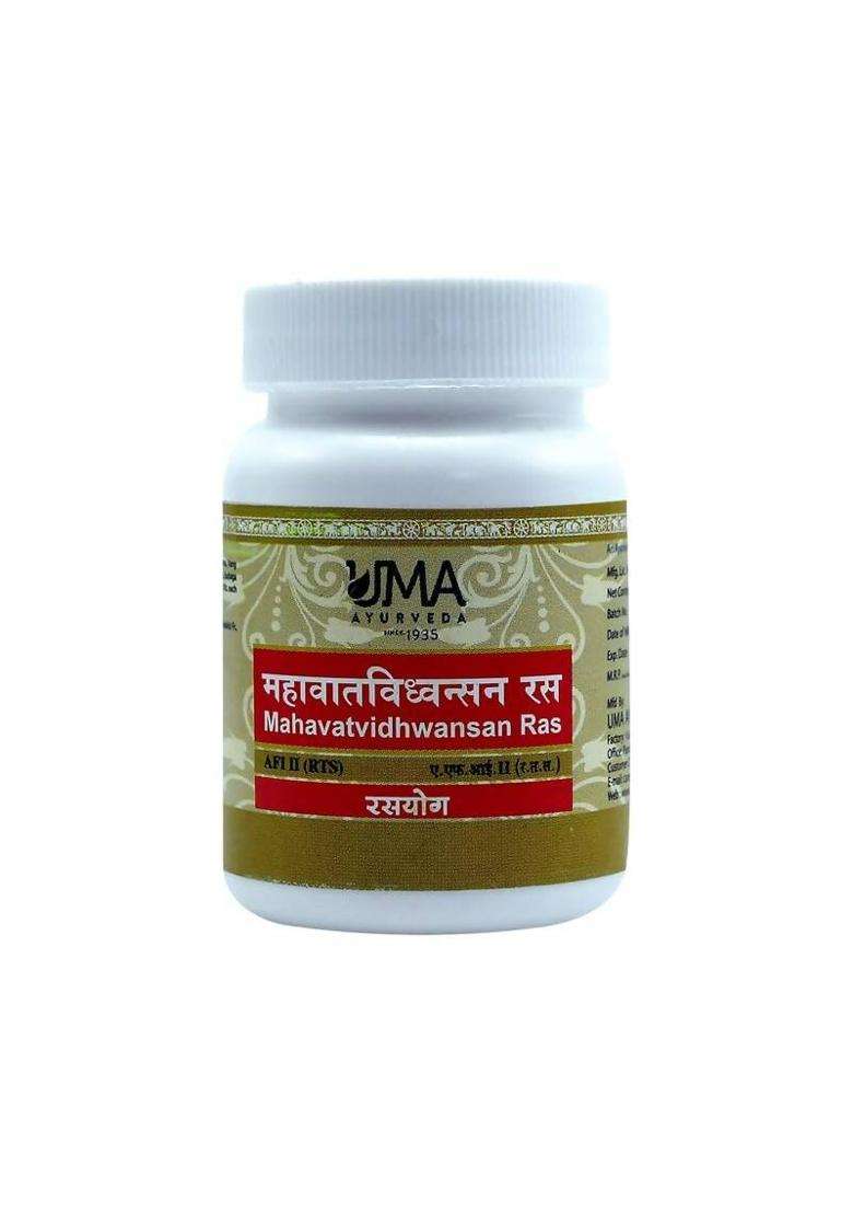 Uma Ayurveda Mahavatvidhwansan Ras Tablets|Pack Of 1| - Indya
