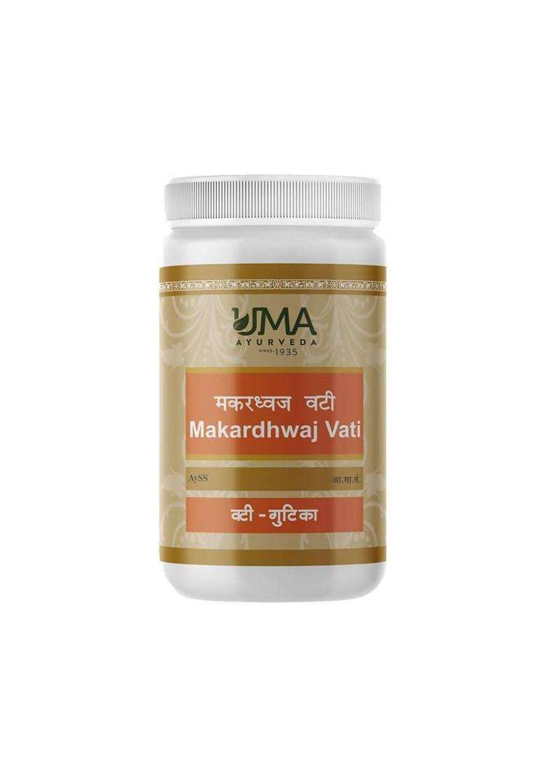 Uma Ayurveda Makardhwaj Vati|Pack Of 1| - Indya