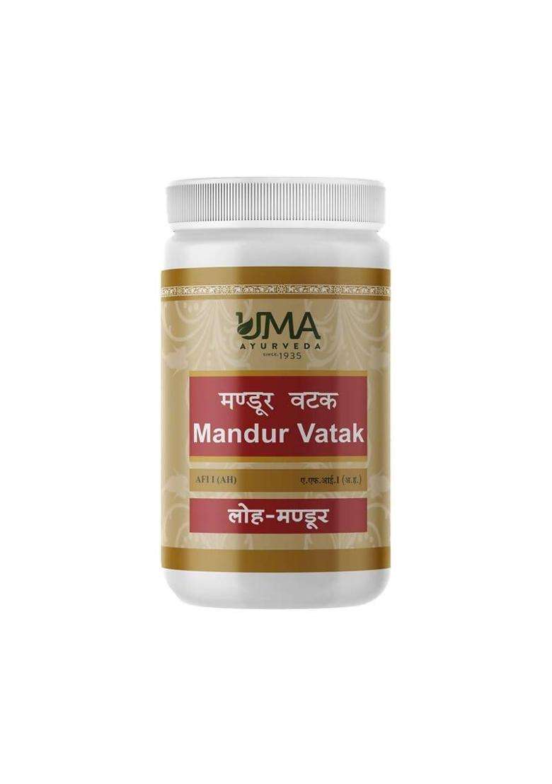 Uma Ayurveda Mandur Vatak Tablets|Pack Of 1| - Indya