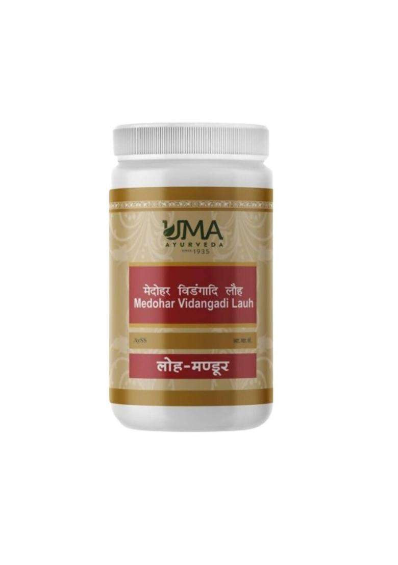 Uma Ayurveda Medohar Vidangadi Lauha Tablets|Pack Of 1| - Indya