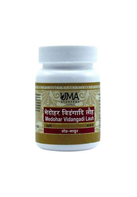 Uma Ayurveda Medohar Vidangadi Lauha Tablets|Pack Of 1|
