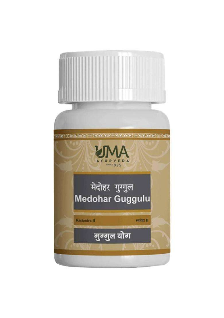 Uma Ayurveda Medohara Guggulu Tablets|Pack Of 1| - Indya