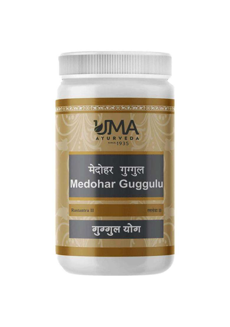 Uma Ayurveda Medohara Guggulu Tablets|Pack Of 1| - Indya