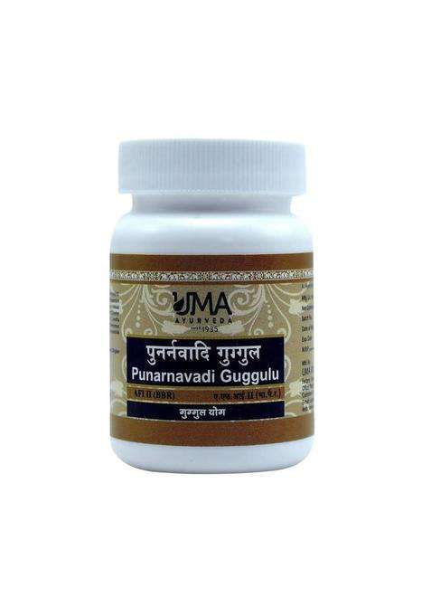 Uma Ayurveda Punarnavadi Guggulu|Pack Of 1|