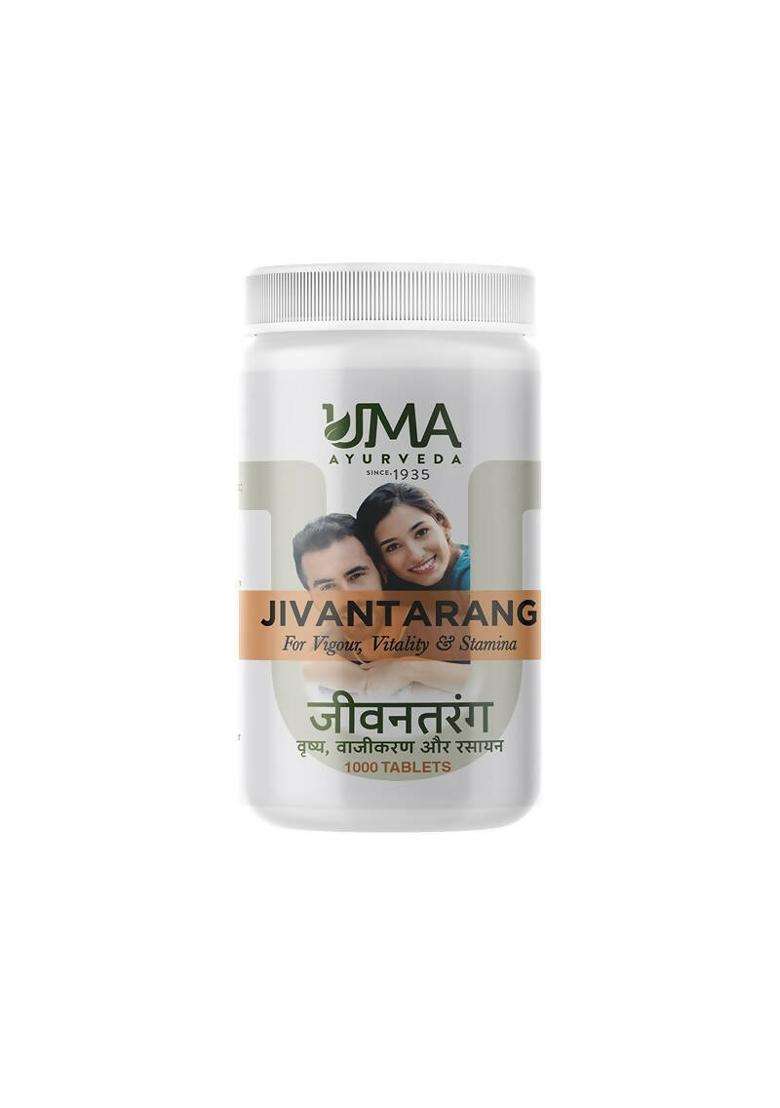 Uma Ayurveda Jivan Tarang Performance Booster Ayurvedic Tablets for Men|Pack Of 1| - Indya