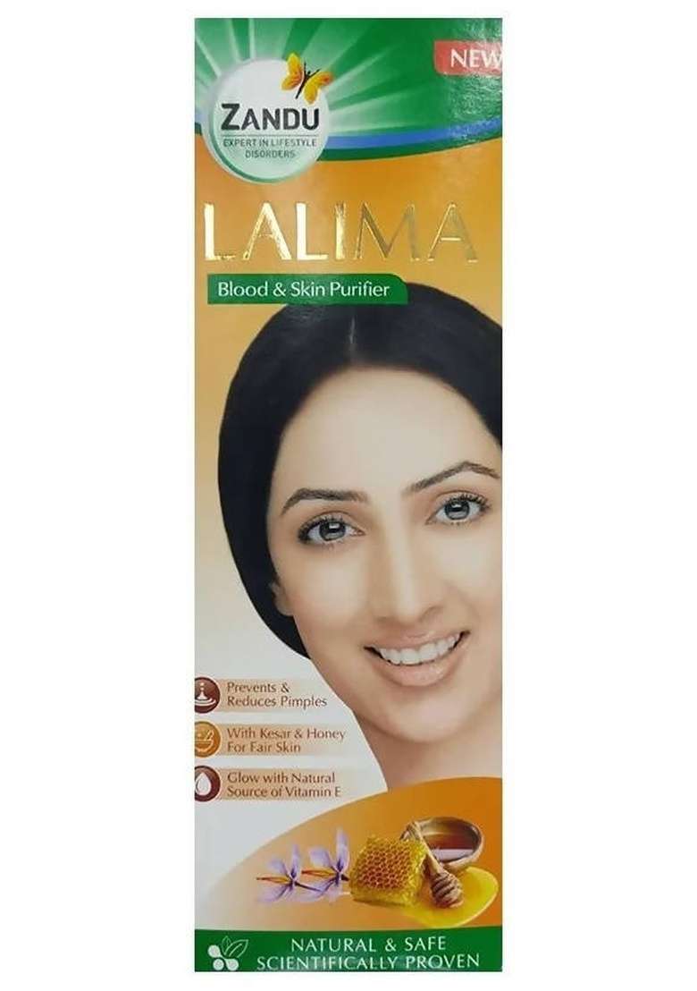 Zandu Lalima Blood And Skin Purifier Syrup Pack Of 3 - Indya