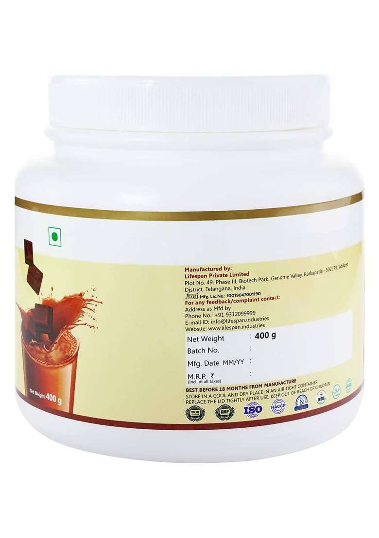 NLife Protein Powder Chocolate Flavor|Pack Of 3| - Indya