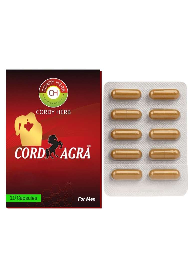 Cordy Herb Mens Sexual Health Supplement Capsules|Pack Of 3| - Indya