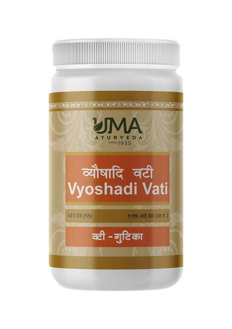 Uma Ayurveda Vyoshadi Vati Tablets|Pack Of 3| - Indya