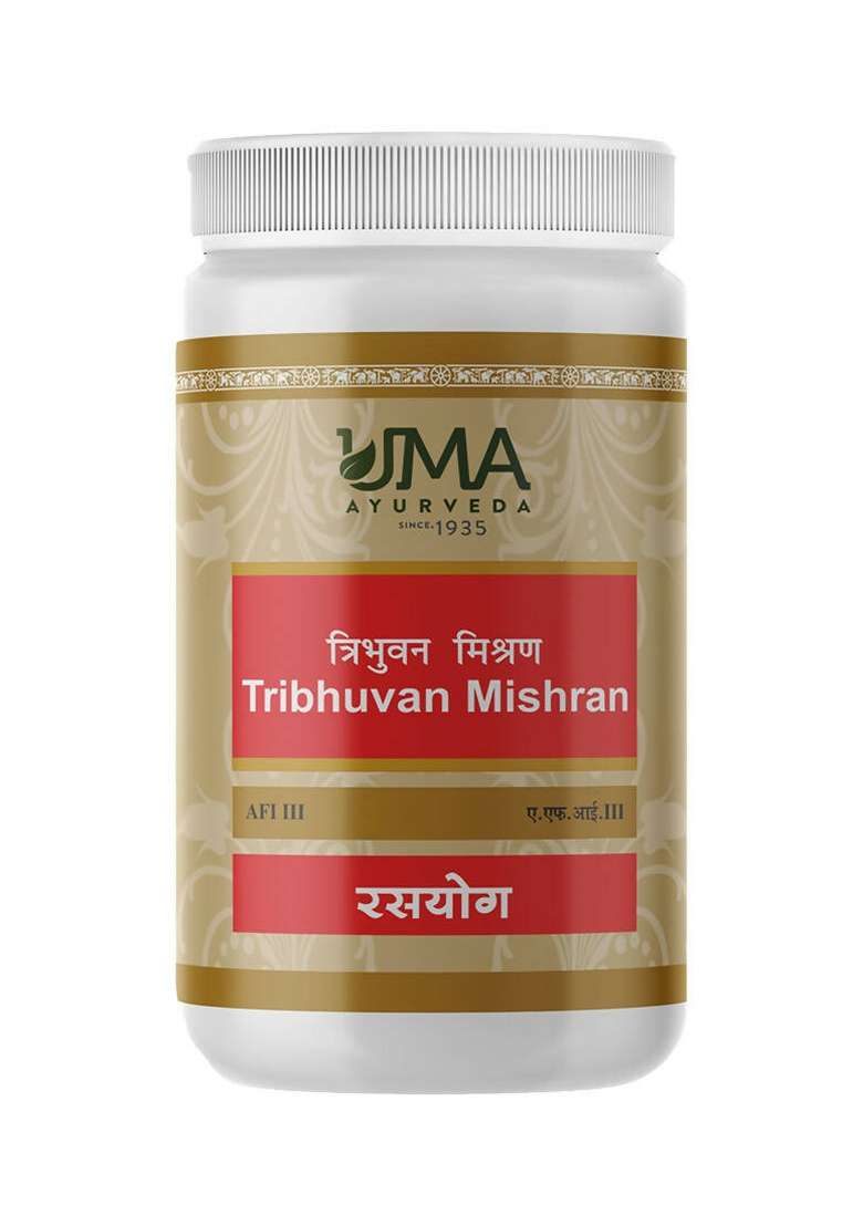 Uma Ayurveda Tribhuvan Mishran Tablets|Pack Of 3| - Indya