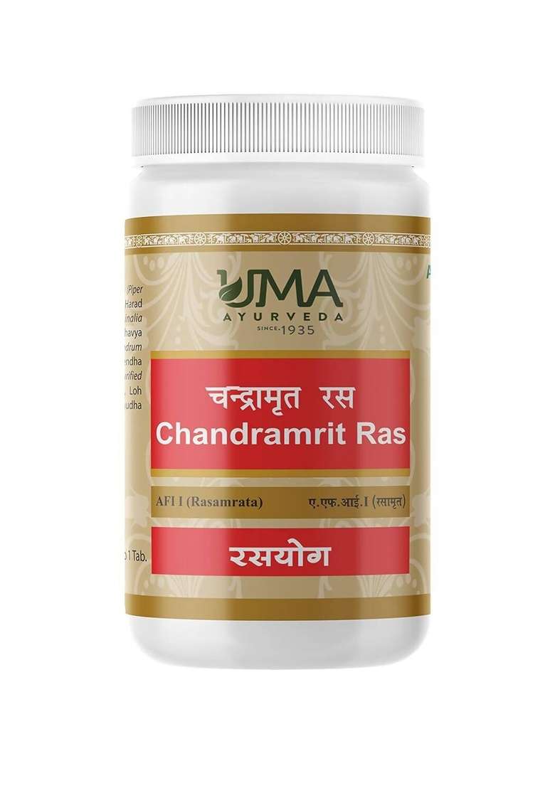 Uma Ayurveda Chandramrit Ras Tablets|Pack Of 3| - Indya