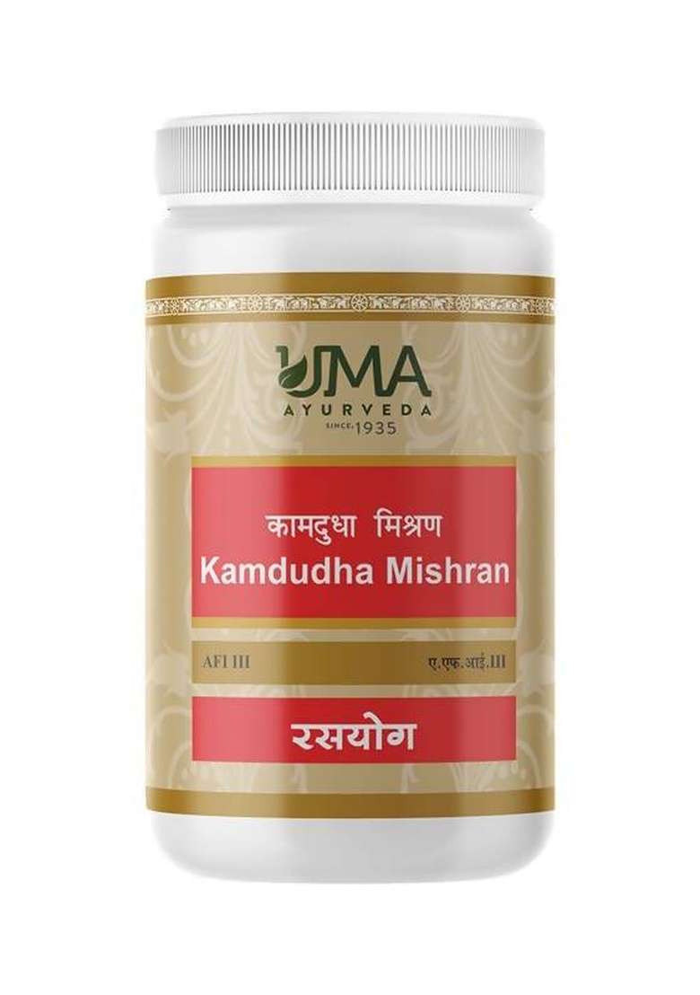 Uma Ayurveda Kamdudha Mishran Tablets|Pack Of 3| - Indya