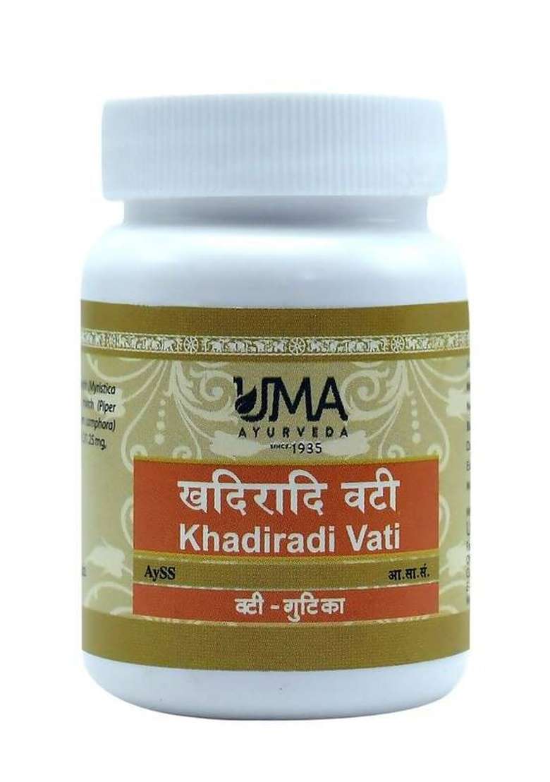 Uma Ayurveda Khadaradi Vati|Pack Of 3| - Indya