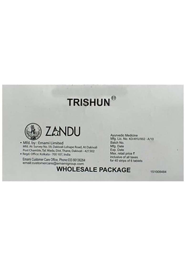 Zandu Trishun Tablets Pack Of 5 - Indya