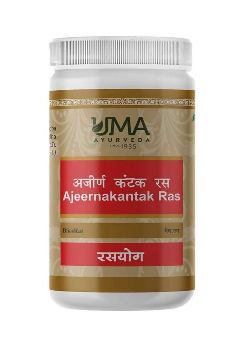 Uma Ayurveda Ajeernkantak Ras Tablets|Pack Of 5| - Indya