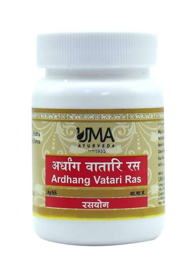 Uma Ayurveda Ardhang Vatari Ras Tablets|Pack Of 5| - Indya