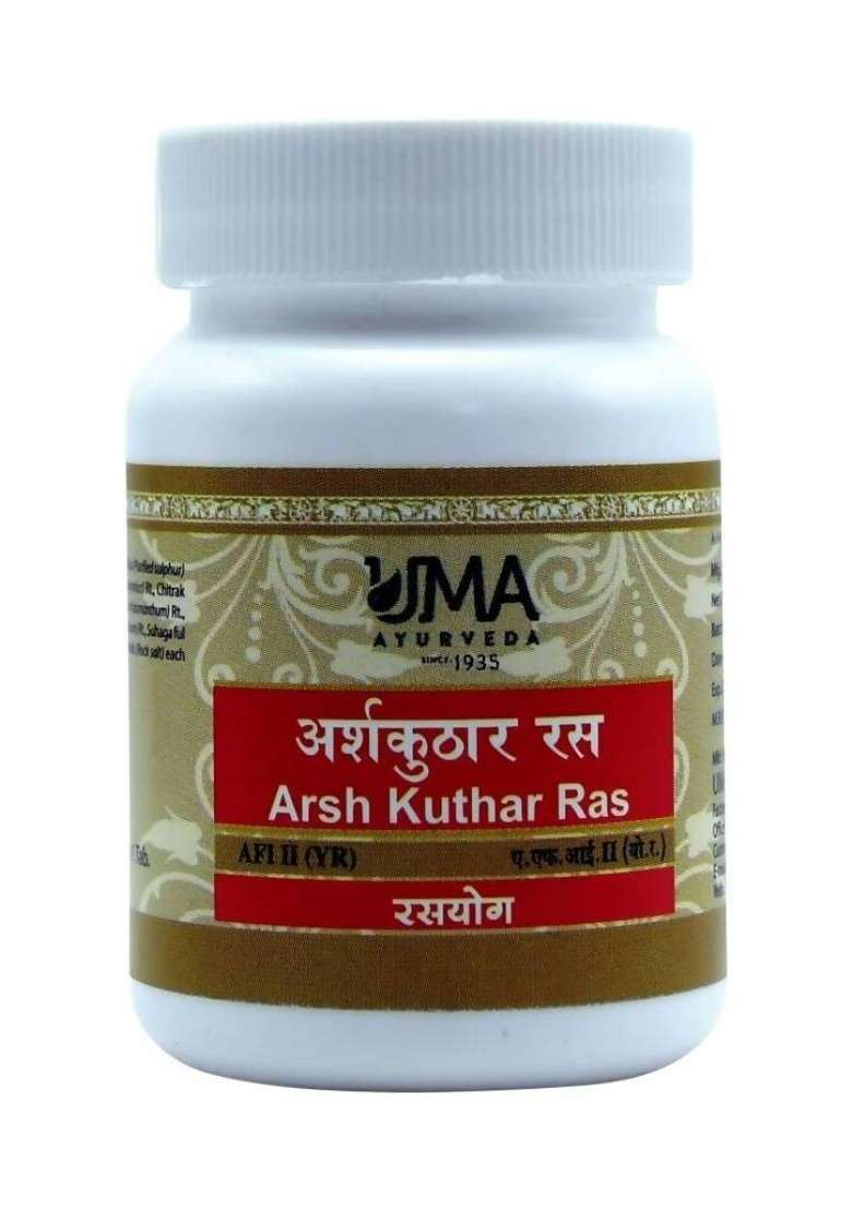 Uma Ayurveda Arsh Kuthar Ras Tablets|Pack Of 5| - Indya