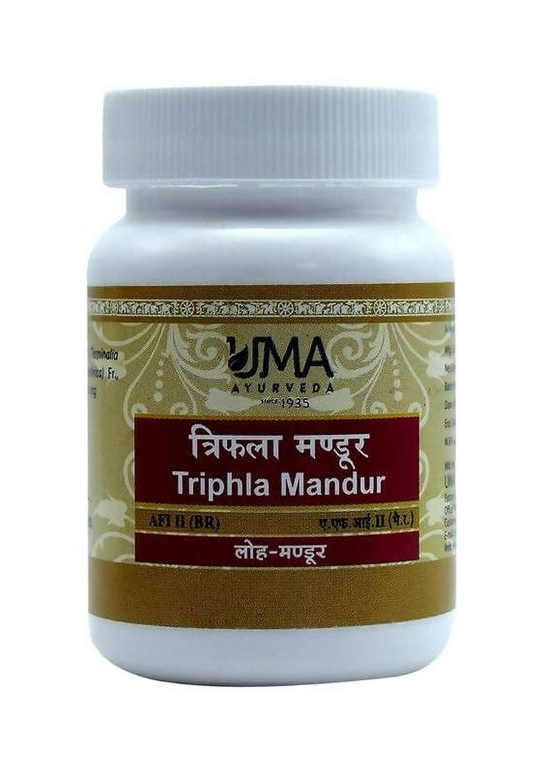 Uma Ayurveda Triphala Mandur Tablets|Pack Of 5| - Indya