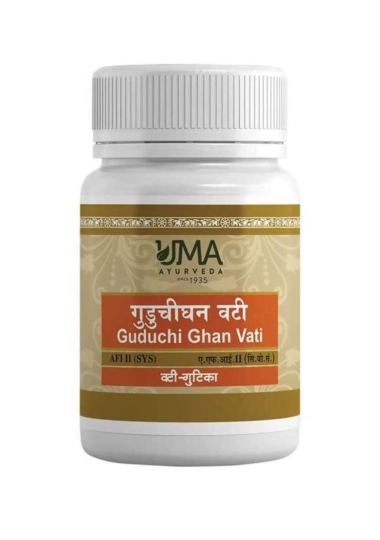 Uma Ayurveda Guduchi Ghan Vati|Pack Of 5| - Indya