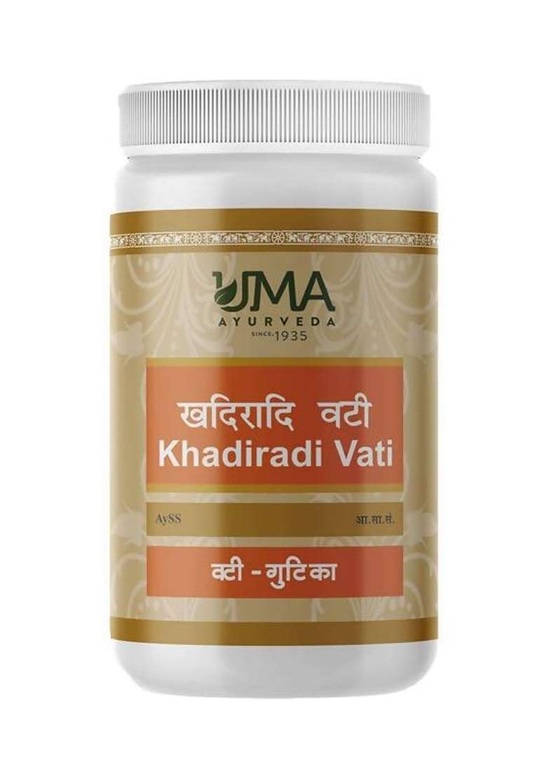 Uma Ayurveda Khadaradi Vati|Pack Of 5| - Indya