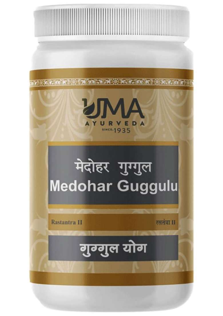 Uma Ayurveda Medohara Guggulu Tablets|Pack Of 5| - Indya