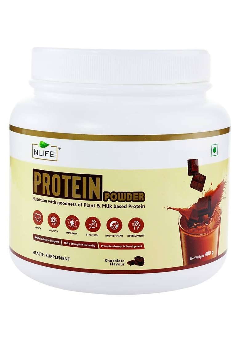NLife Protein Powder Chocolate Flavor|Pack Of 10| - Indya