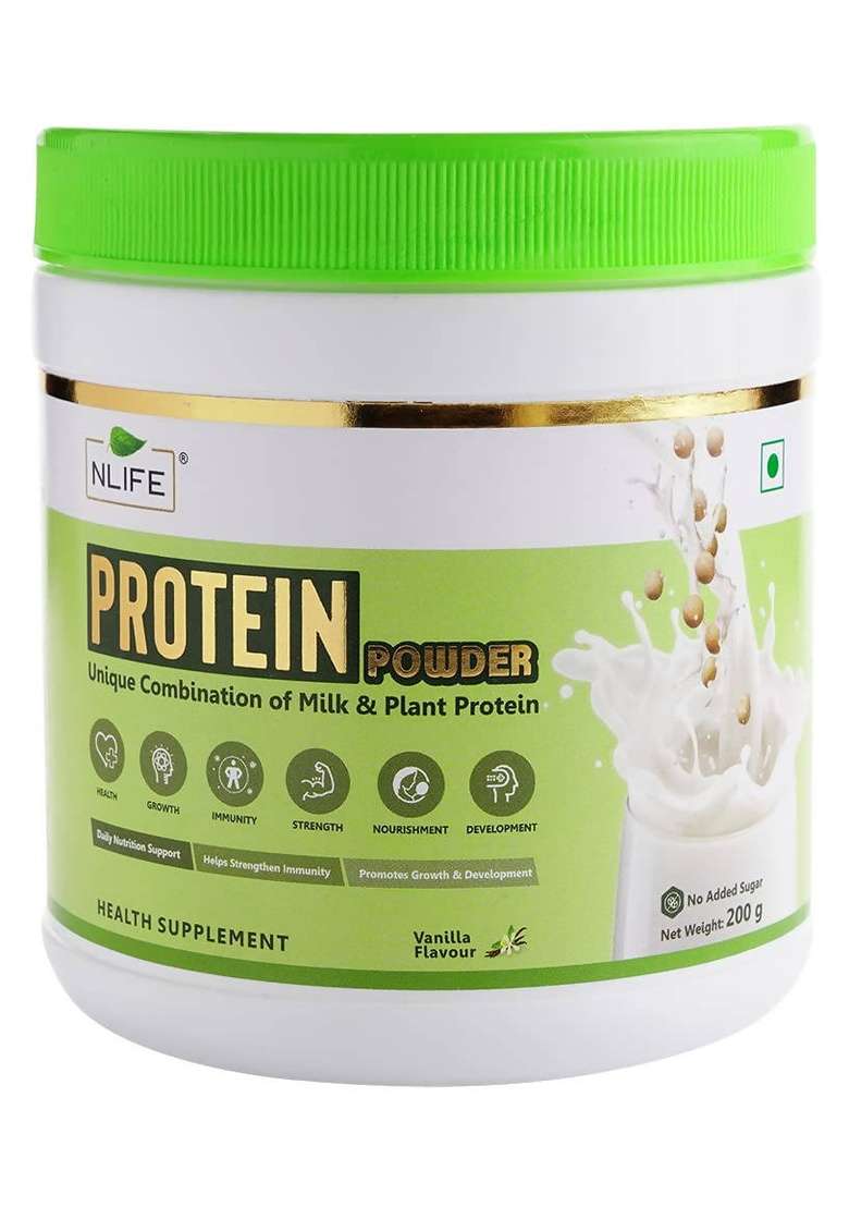 NLife Protein Powder Vanilla Flavor|Pack Of 10| - Indya