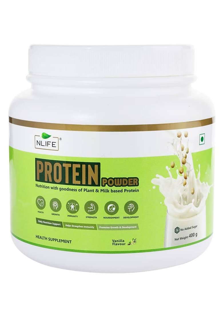 NLife Protein Powder Vanilla Flavor|Pack Of 10| - Indya