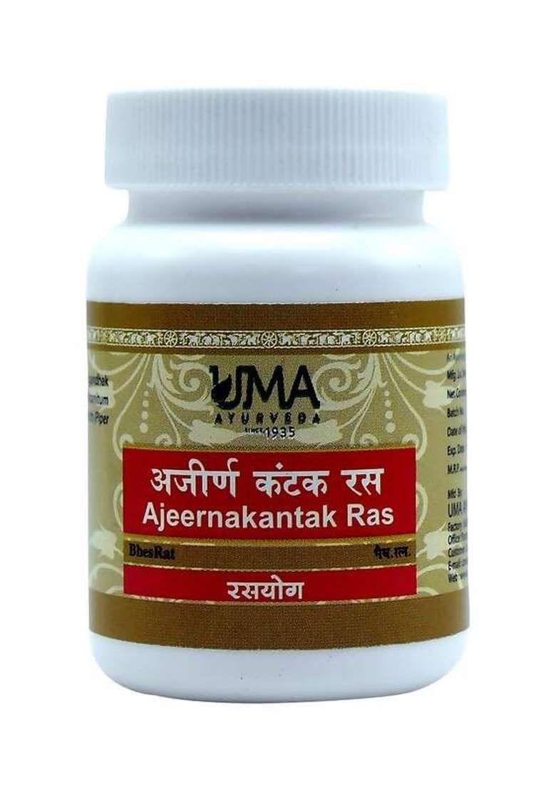Uma Ayurveda Ajeernkantak Ras Tablets|Pack Of 10| - Indya