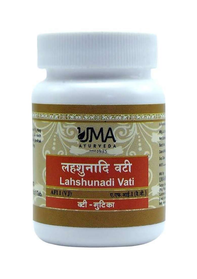 Uma Ayurveda Lahshunadi Vati|Pack Of 10| - Indya