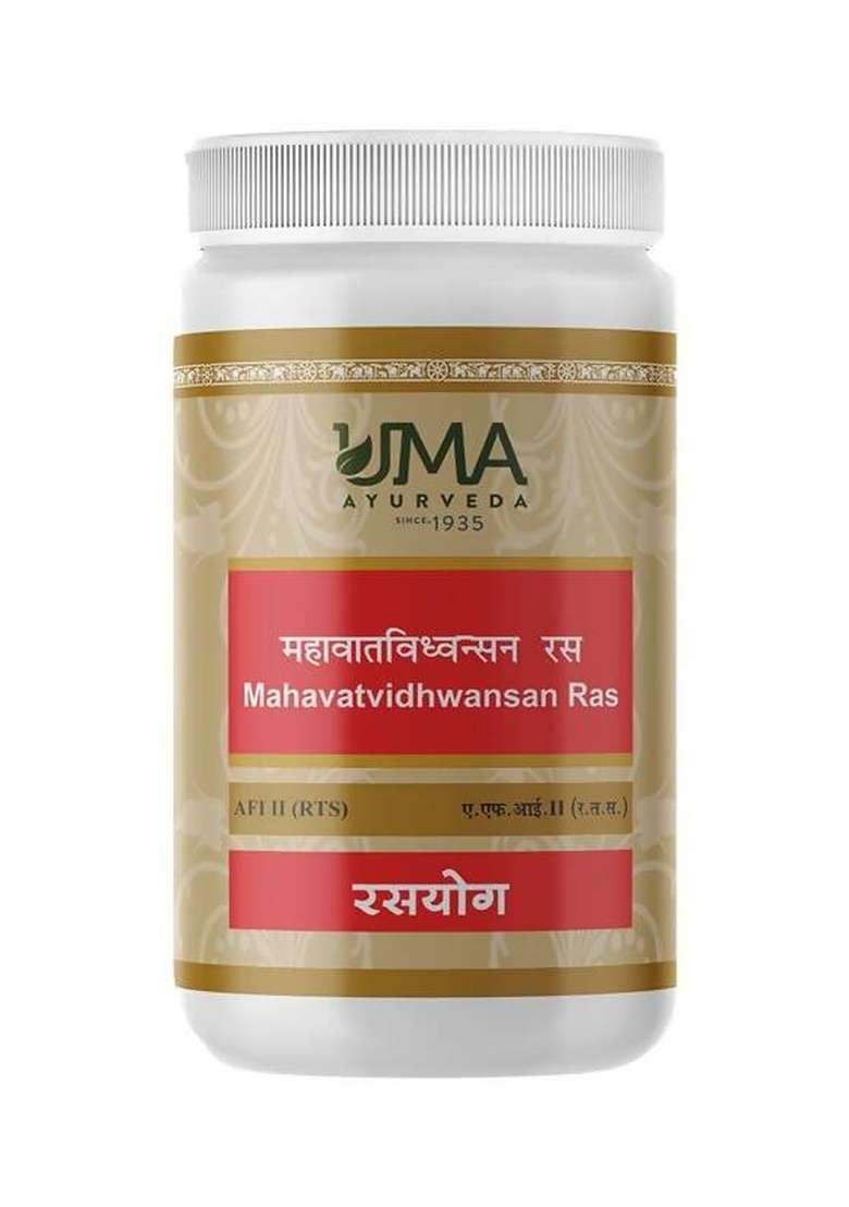 Uma Ayurveda Mahavatvidhwansan Ras Tablets|Pack Of 10| - Indya