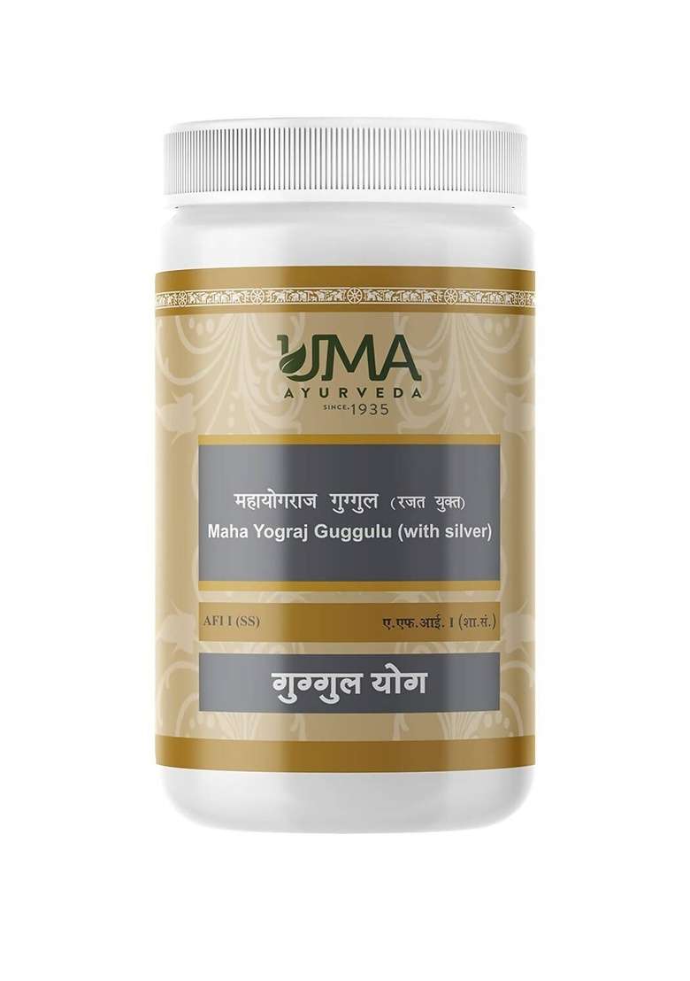 Uma Ayurveda Mahayograj Guggulu (With Silver)|Pack Of 10| - Indya