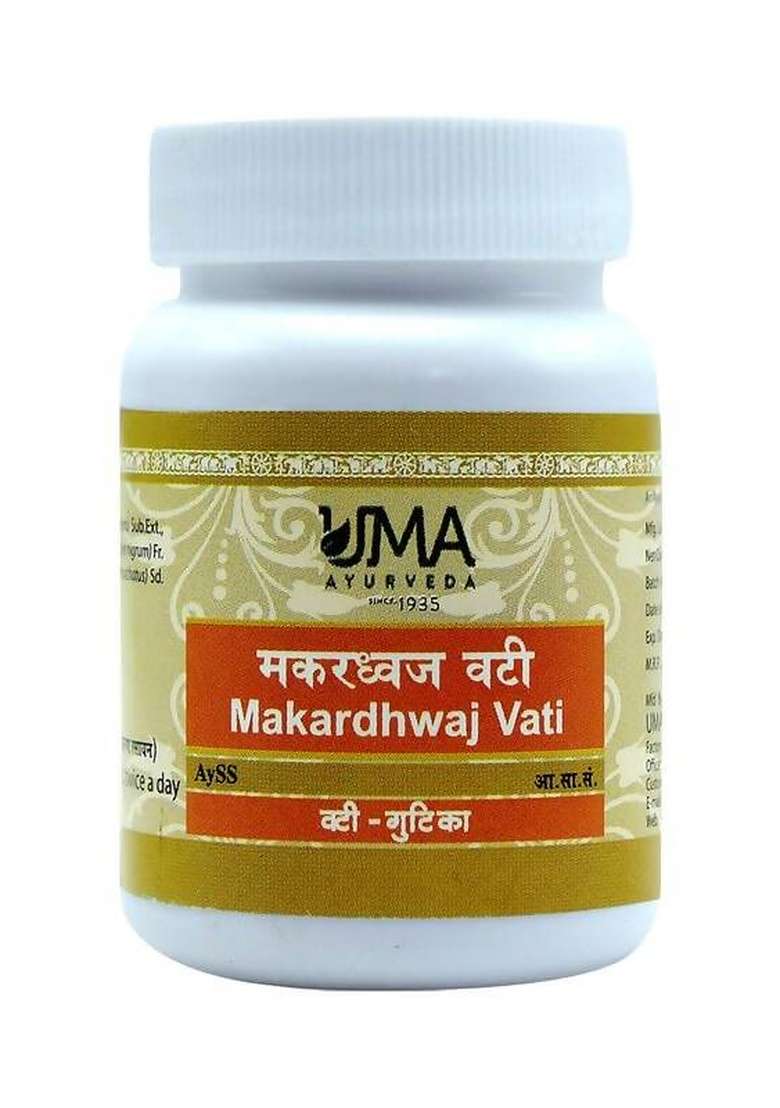 Uma Ayurveda Makardhwaj Vati|Pack Of 10| - Indya