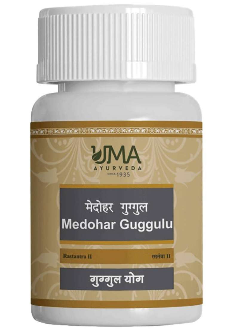 Uma Ayurveda Medohara Guggulu Tablets|Pack Of 10| - Indya