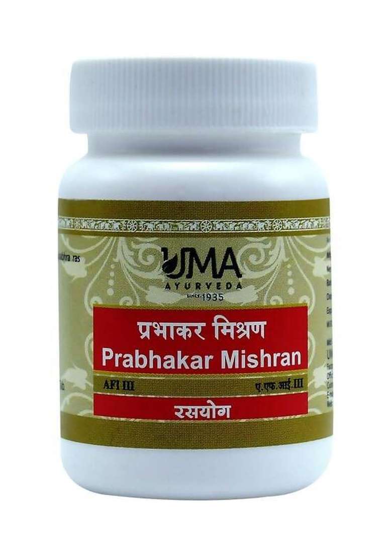 Uma Ayurveda Prabhakar Mishran Tablets|Pack Of 10| - Indya