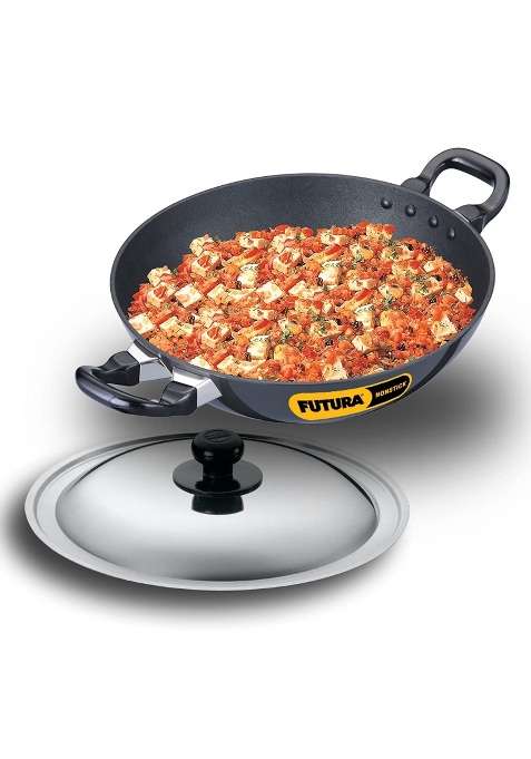 Hawkins Futura Deep Fry Pan | 2.5 L | 2.6 Qt | Non-Stick | With Lid