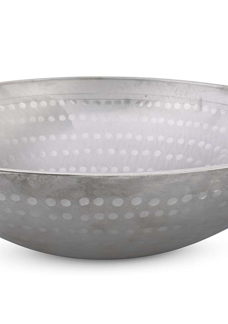 ODAR Heavy Gauge Iron Deep Kadhai Wok | 3 L | 3.2 Qt - Indya