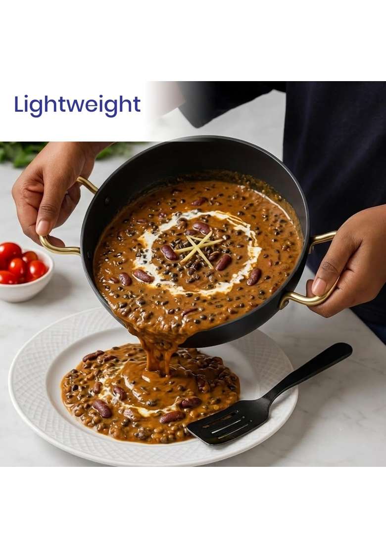 DOZY Iron Kadhai Wok and Tadka Pan Combo | Pre-Seasoned - Indya