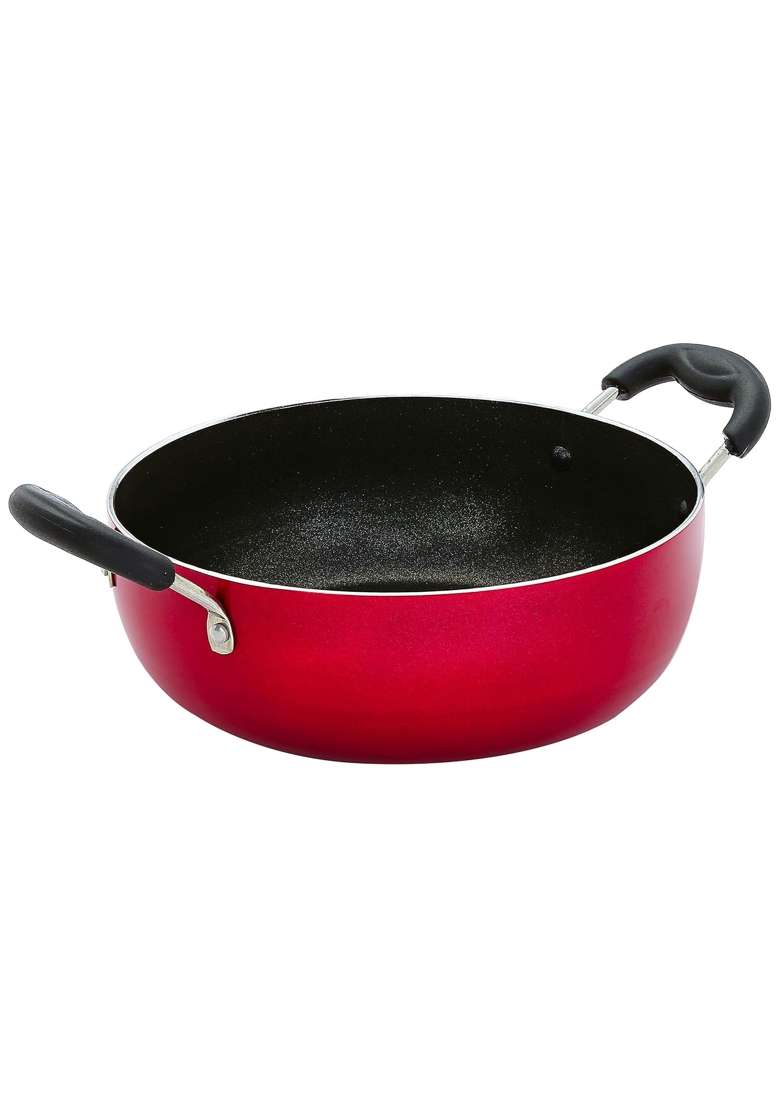 Solimo Amazon Brand Solimo | 22 cm | 8.7 Inch | Induction Compatible | Non-Stick - Indya