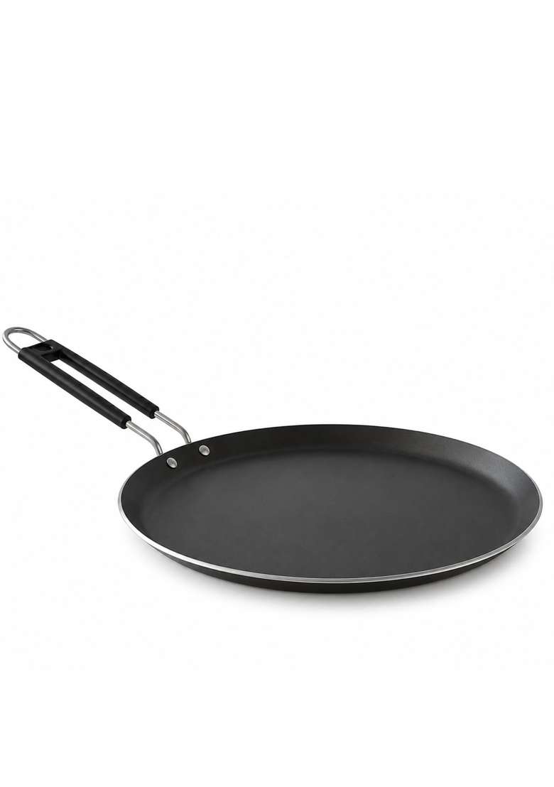 DOZY Iron Tawa Flat Griddle Naturally Nonstick | Heavy Bottom | Non-Toxic - Indya