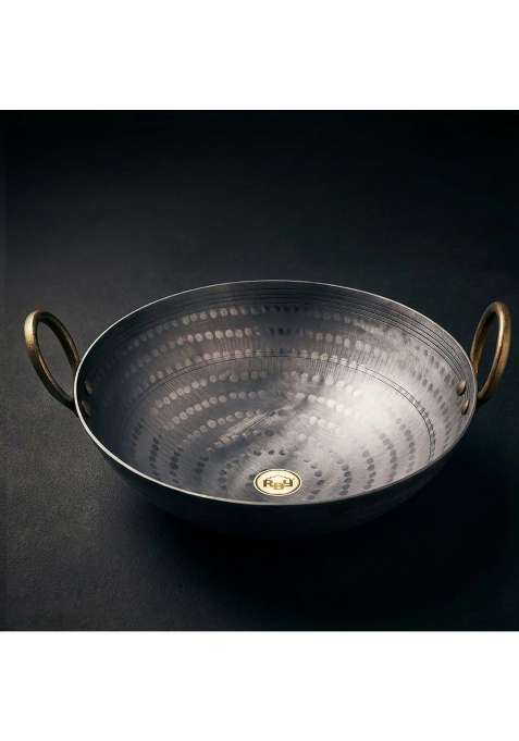 RBY | 3.5 L | 3.7 Qt | 28.8 cm | 11.3 Inch | Induction Compatible | Heavy Bottom | Hammered Finish | Food Safe