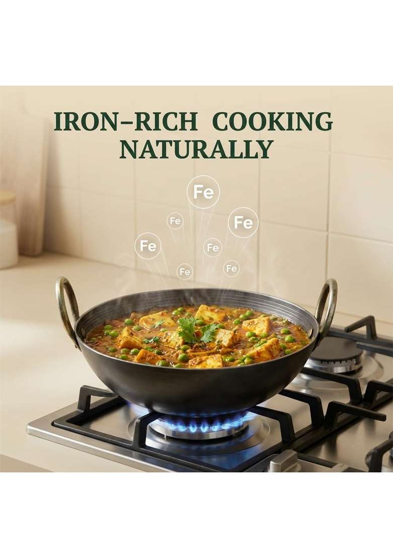 RBY | 1 L | 1.1 Qt | 25.4 cm | 10 Inch | Induction Compatible | Dishwasher Safe - Indya